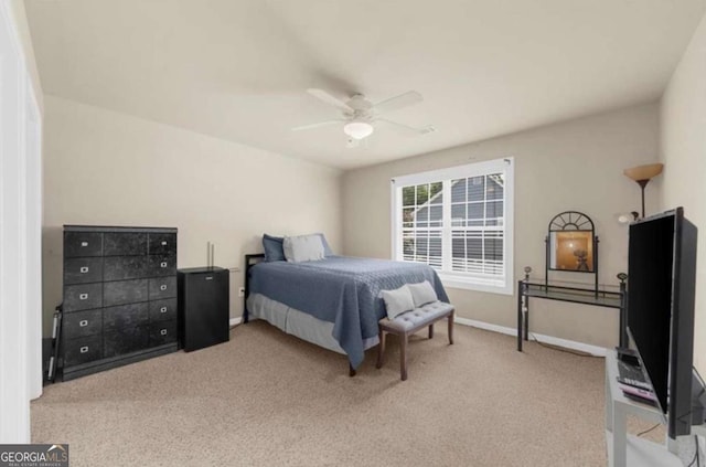 3737 Falls Trl, Winston, GA 30187 - carpeted bedroom featuring ceiling fan and baseboards