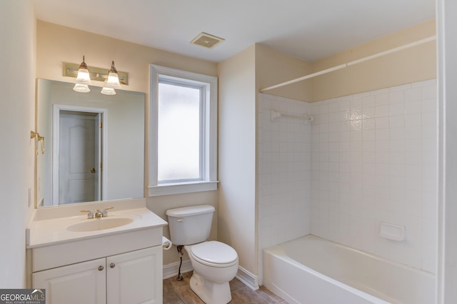 805 River Vly, Dacula, GA 30019 - full bath featuring vanity, shower / washtub combination, and tile patterned floors