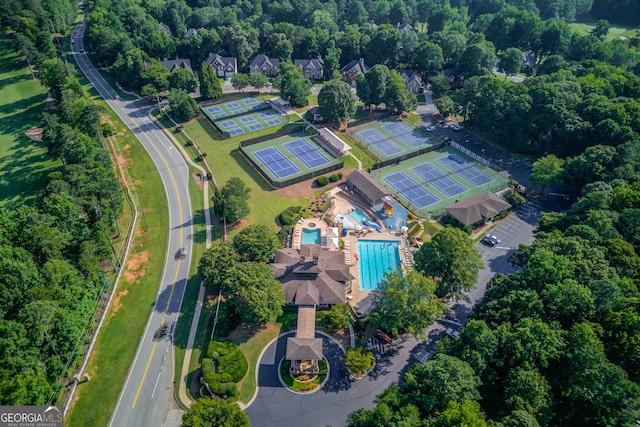 805 River Vly, Dacula, GA 30019 - view of property location with a pool