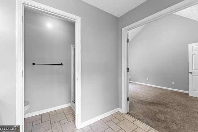 80 Austin Woods Dr, Senoia, GA 30276 - bathroom with stone tile flooring and a textured ceiling