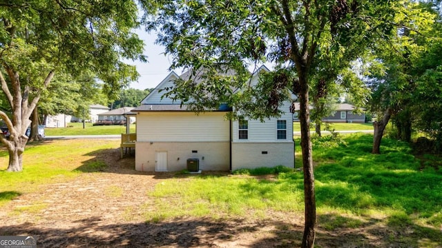 540 Sunset Ave, Comer, GA 30629 - rear view of house with a yard