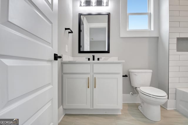 194 Forest Berry Ct Unit 98M2, Newnan, GA 30265 - full bathroom featuring toilet and vanity