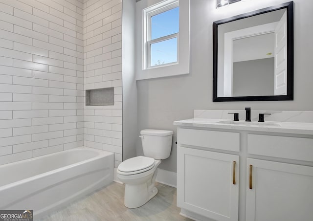 194 Forest Berry Ct Unit 98M2, Newnan, GA 30265 - full bath featuring vanity and bathtub / shower combination