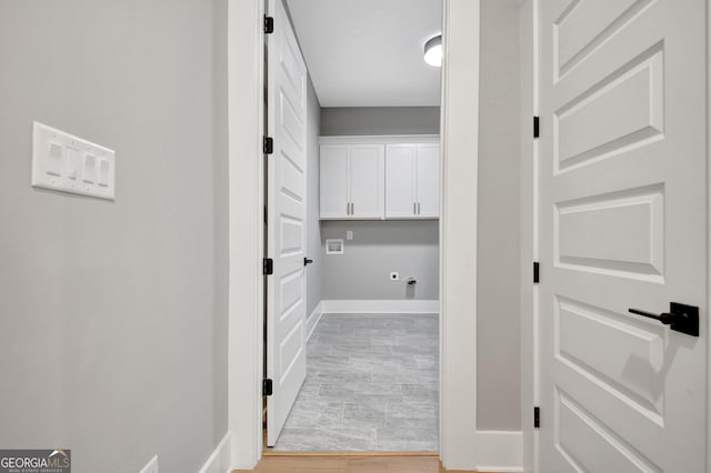 194 Forest Berry Ct Unit 98M2, Newnan, GA 30265 - hall featuring baseboards and light wood-style floors