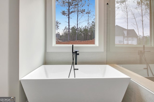 194 Forest Berry Ct Unit 98M2, Newnan, GA 30265 - bathroom with a soaking tub