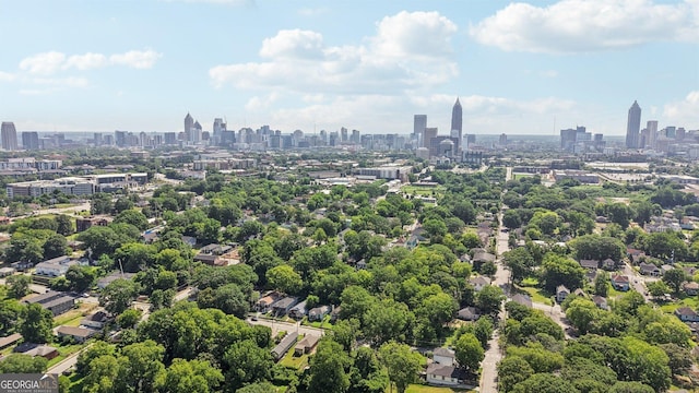 524 Paines Ave NW, Atlanta, GA 30318 - bird's eye view of city skyline and a tree filled landscape