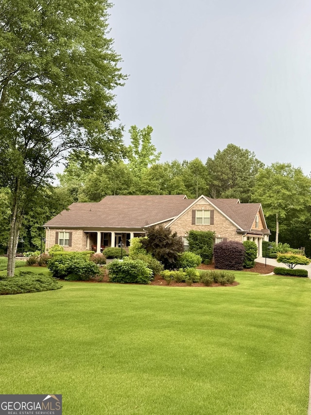 7970 Berea Rd, Winston, GA 30187 - view of front of property with a front lawn