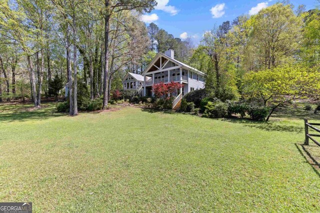 1320 Tal Lewis Rd, White Plains, GA 30678 - view of green lawn