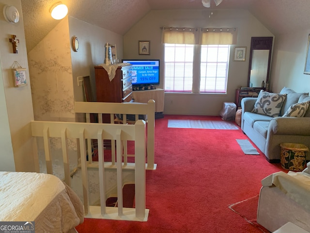 3232 Deer Pause Ln, Decatur, GA 30034 - bedroom with vaulted ceiling and carpet
