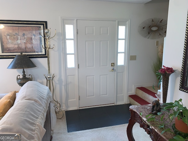 3232 Deer Pause Ln, Decatur, GA 30034 - entryway with carpet floors and stairs