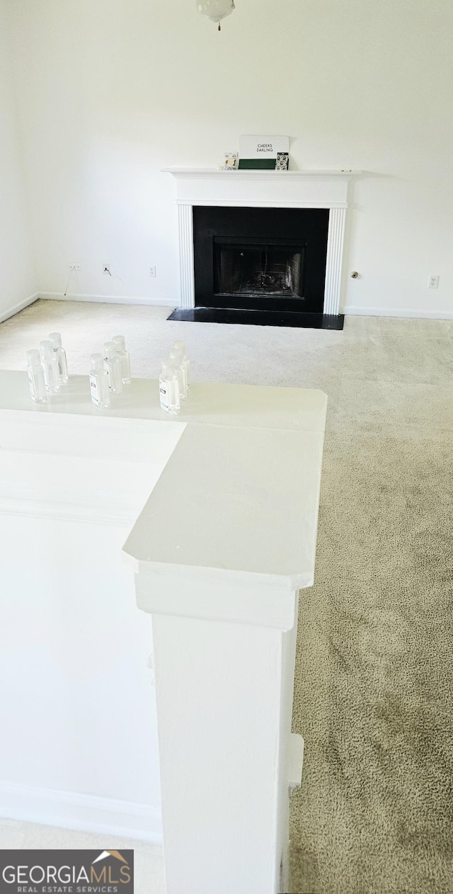 116 Ventura Trl, Stockbridge, GA 30281 - detailed view of a fireplace and baseboards