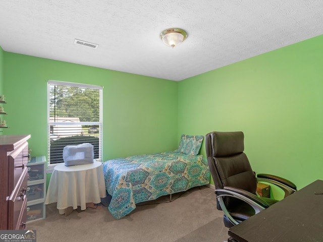 2866 Rosecommons Dr, Hampton, GA 30228 - carpeted bedroom featuring a textured ceiling