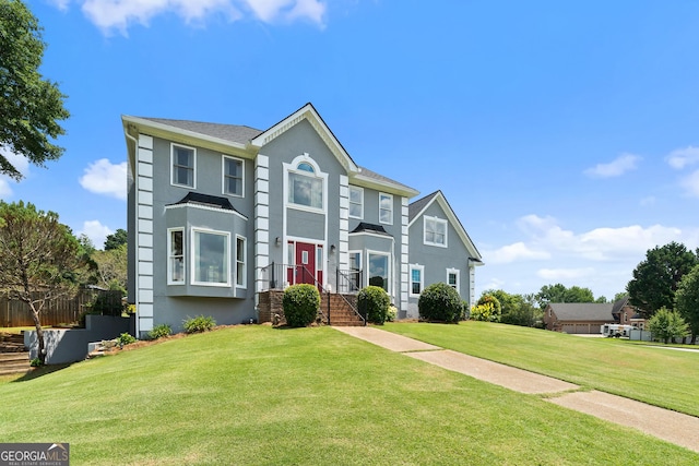 11 Chad Ct, Mcdonough, GA 30253 - view of front of property with stucco siding