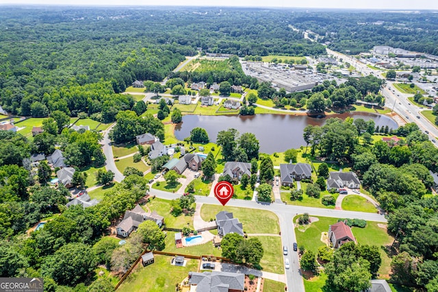 11 Chad Ct, Mcdonough, GA 30253 - aerial view of a nearby body of water and a forest
