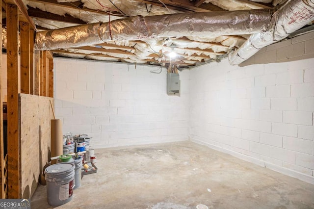 963 Turner Dr SE, Smyrna, GA 30080 - unfinished basement featuring electric panel