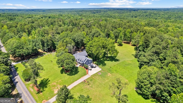 152 Bear Creek Rd, Moreland, GA 30259 - bird's eye view of a heavily wooded area