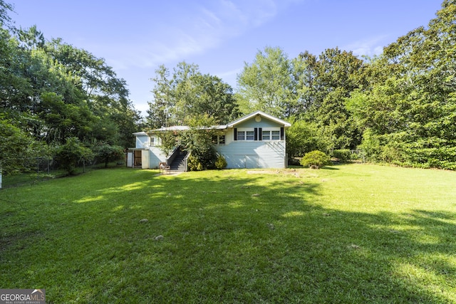 303 Cherokee St, Pine Mountain, GA 31822 - view of yard