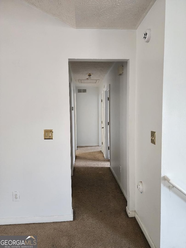 3059 Brass Dr, Austell, GA 30106 - corridor featuring carpet floors and a textured ceiling