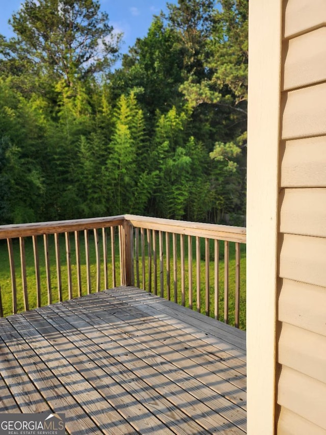 3059 Brass Dr, Austell, GA 30106 - deck with a yard