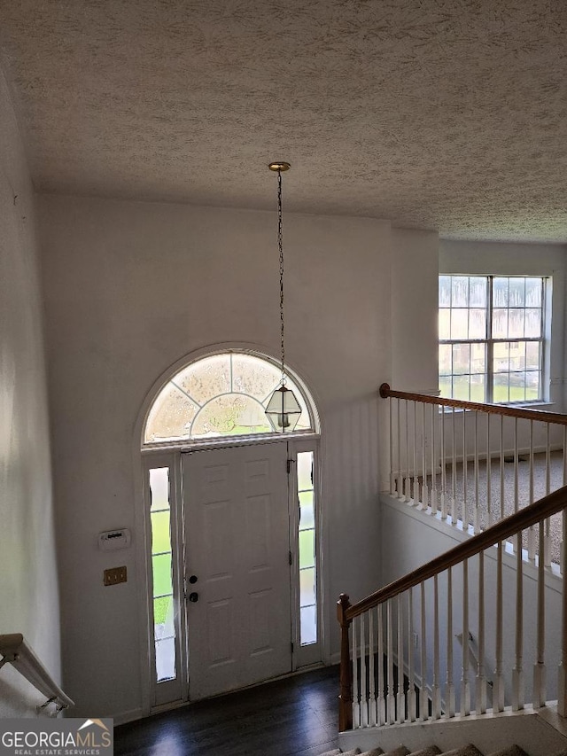 3059 Brass Dr, Austell, GA 30106 - entryway with a textured ceiling