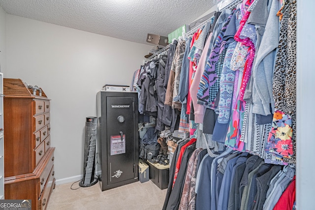 231 Brookstone Ct, Rincon, GA 31326 - walk in closet featuring carpet floors