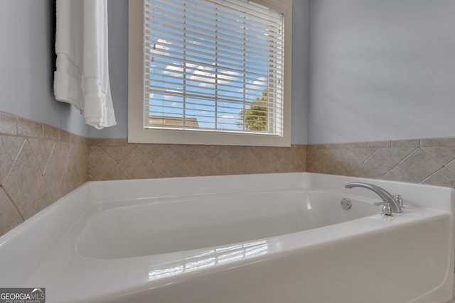 14 Hammock Ridge Dr, Newnan, GA 30265 - bathroom with a garden tub