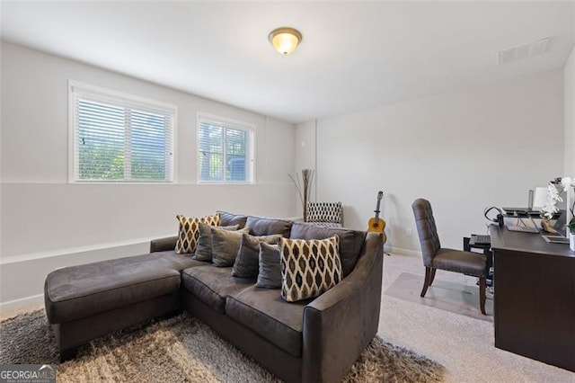 5504 Cameron Parc Dr, Johns Creek, GA 30022 - living room featuring baseboards and carpet flooring