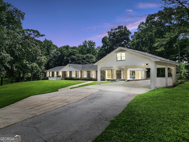 234 Crumbley Rd, Mcdonough, GA 30252 - view of front of property with driveway and a front yard