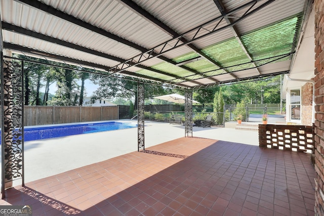 234 Crumbley Rd, Mcdonough, GA 30252 - view of swimming pool with a patio and a fenced backyard