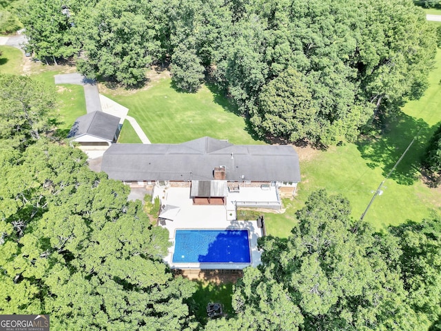 234 Crumbley Rd, Mcdonough, GA 30252 - aerial overview of property's location featuring a pool