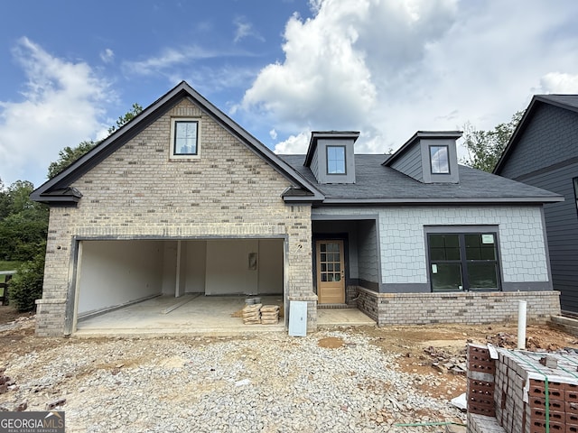 101 Everwood Ct, Dallas, GA 30132 - view of front of property featuring brick siding, an attached garage, and driveway