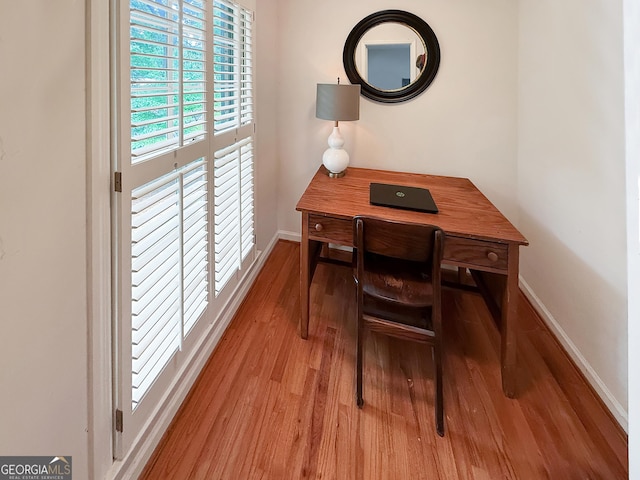 180 Broomsedge Trl, Athens, GA 30605 - office with wood finished floors and baseboards