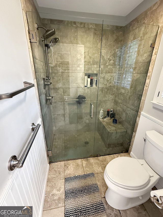 180 Broomsedge Trl, Athens, GA 30605 - bathroom with toilet and a shower stall