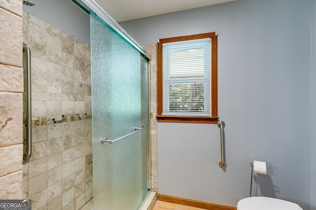 220 Gamble Dr, Carrollton, GA 30116 - full bath featuring a stall shower and toilet