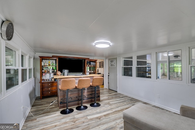 220 Gamble Dr, Carrollton, GA 30116 - bar featuring light wood-style flooring