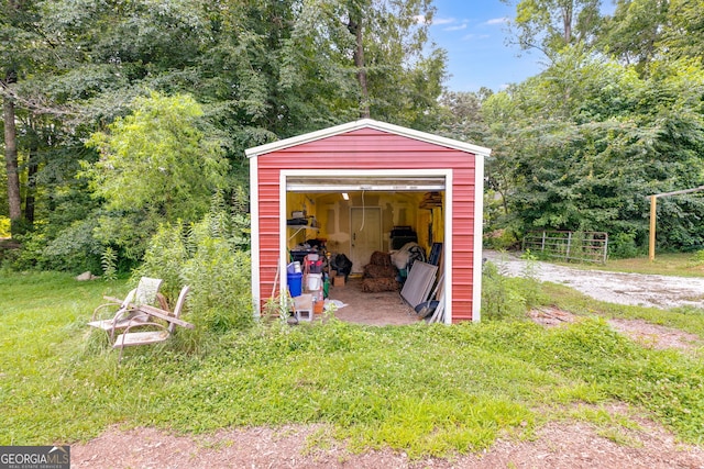 220 Gamble Dr, Carrollton, GA 30116 - view of detached garage