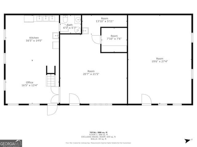 220 Gamble Dr, Carrollton, GA 30116 - view of property floor plan