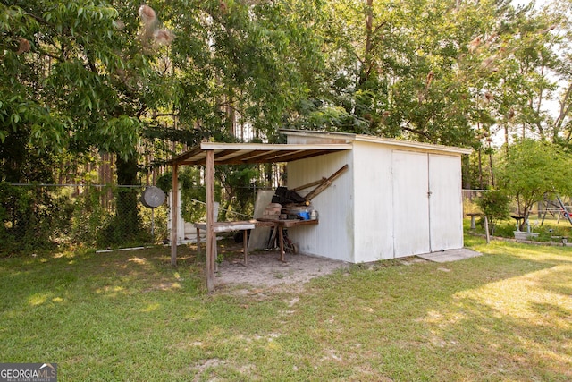 3564 Chapel Cir, Blackshear, GA 31516 - view of shed