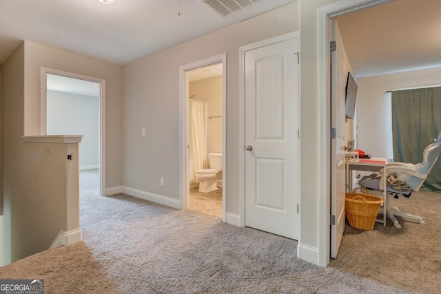 116 Sophie Cir, Locust Grove, GA 30248 - hall with carpet floors and baseboards