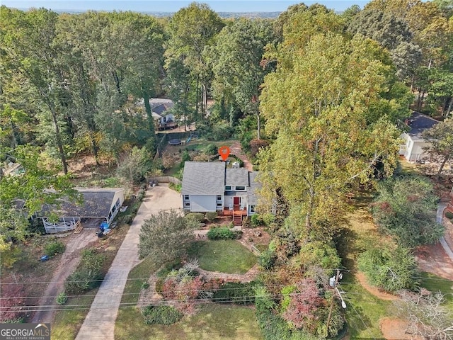 2653 Partridge Trl, Duluth, GA 30097 - view from above of property with a forest