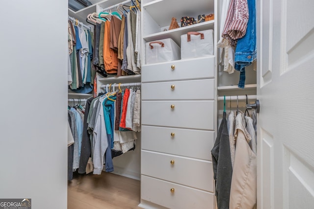 9 Saint Claire Ln NE, Atlanta, GA 30324 - walk in closet with wood finished floors