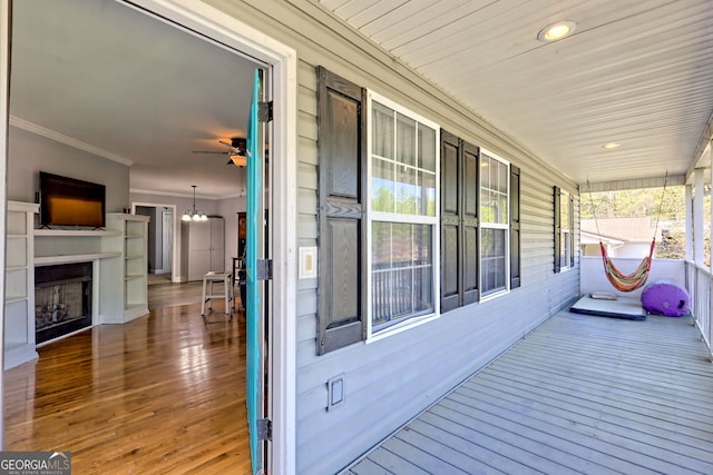 104 View St, Clarkesville, GA 30523 - view of wooden porch