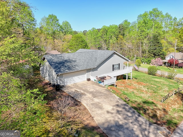104 View St, Clarkesville, GA 30523 - aerial view of property and surrounding area