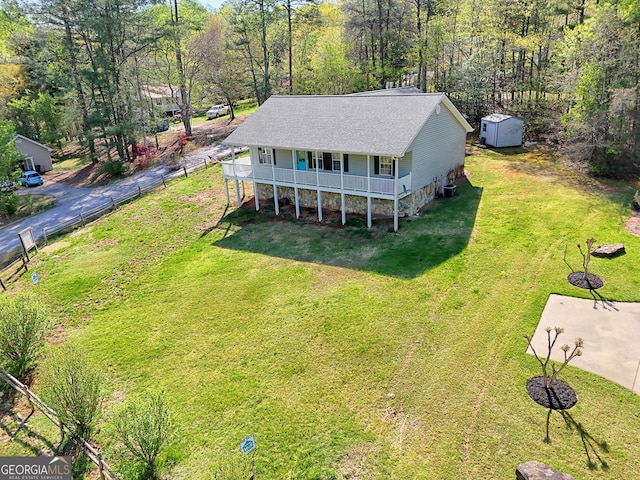 104 View St, Clarkesville, GA 30523 - view from above of property