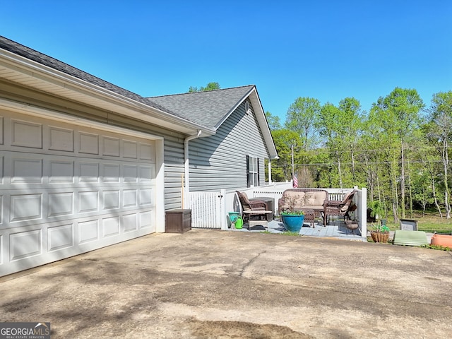 104 View St, Clarkesville, GA 30523 - view of home's exterior with roof with shingles and driveway