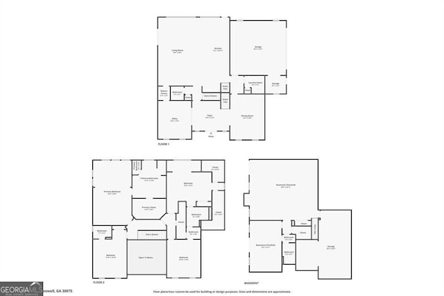360 Hannaford Dr, Roswell, GA 30075 - view of room layout