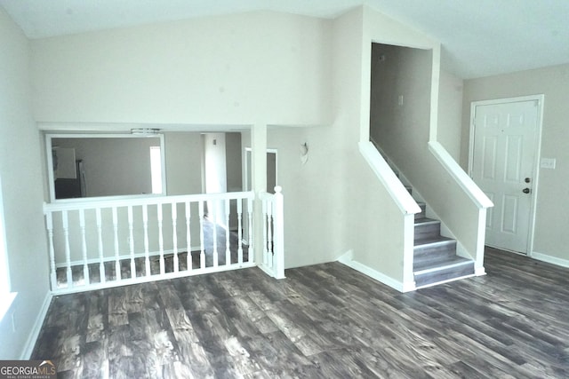 5761 Antelope Trl, Atlanta, GA 30349 - stairs with wood finished floors