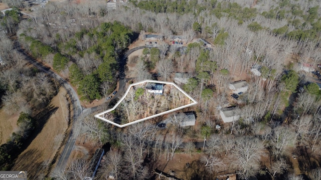 110 Clearview St, Clarkesville, GA 30523 - aerial view of property's location featuring property boundaries highlighted
