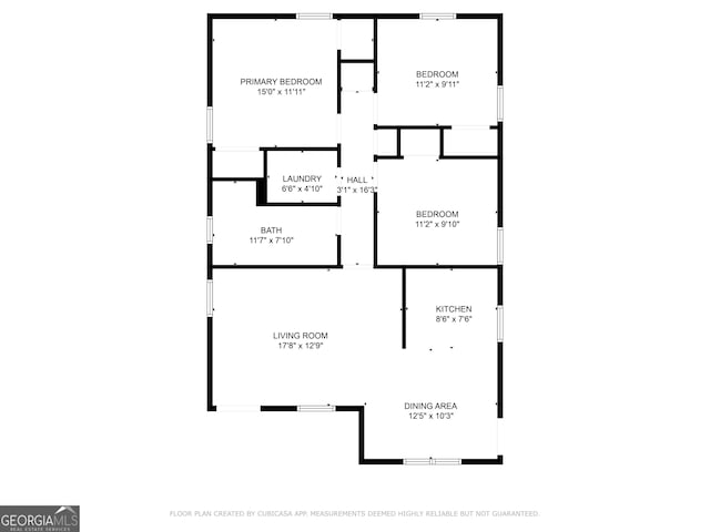 110 Clearview St, Clarkesville, GA 30523 - view of floor plan / room layout