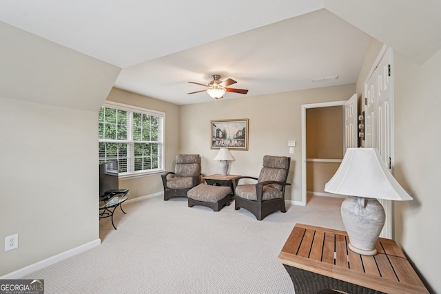 25 Hampreston Ct, Alpharetta, GA 30022 - sitting room featuring carpet floors and ceiling fan